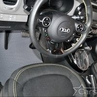 Автомобильные коврики EVA на Kia Soul II (2013-2019) 