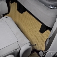 Автомобильные коврики EVA на Chrysler Town & Country V (2007->) 2 ряд: кресла 1+1 не убираются в пол