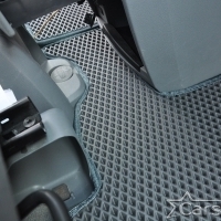 Автомобильные коврики EVA на Chrysler Town & Country V (2007->) 2 ряд: кресла 1+1 не убираются в пол