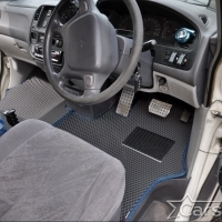 Коврики текстильные на Mitsubishi Delica IV Long пр.руль (1994-2007) 