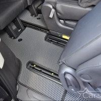 Коврики текстильные на Kia Carnival IV (8мест) Россия (2020->) 