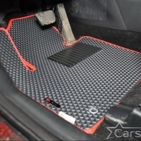 Коврики текстильные на Hyundai Santa Fe IV 3 ряда (2018-2020)