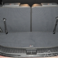 Коврики текстильные на Hyundai Santa Fe IV рестайл 3 ряда (2020->)