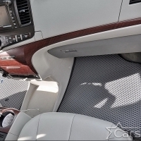 Двухслойные коврики EVA на Toyota Sienna III 6 мест (2010-2020)