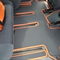 Двухслойные коврики EVA на Toyota Estima II пр.руль (2000-2006)