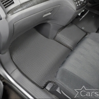 Двухслойные коврики EVA на Toyota Estima III пр.руль (2006-2019)