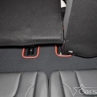 Двухслойные коврики EVA на Hyundai Santa Fe IV 3 ряда (2018-2020)