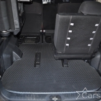 Двухслойные коврики EVA на Mitsubishi Delica D5 8мест пр.руль (2007->)