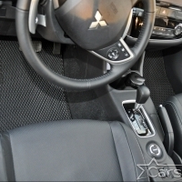 Двухслойные коврики EVA на Mitsubishi Outlander III 3 ряда (2012->)