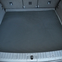 Двухслойные коврики EVA на Skoda Kodiaq I 3 ряда (2016->)