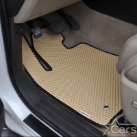 Двухслойные коврики EVA на Toyota Sequoia II 3 ряда (2008->)