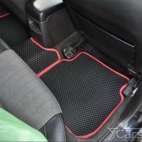 Двухслойные коврики EVA на Subaru Outback II пр.руль (1999-2003)