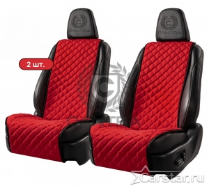 Накидки из алькантары Premium (2шт.)