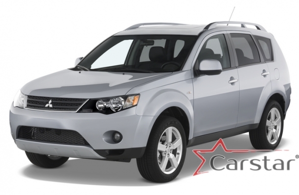 Двухслойные коврики EVA для Mitsubishi Outlander II пр.руль (2005-2012)