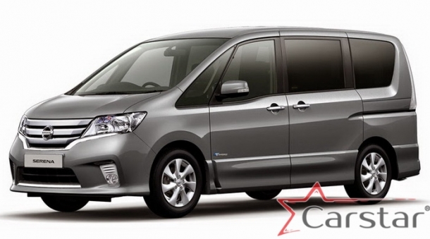 Автомобильные коврики EVA для Nissan Serena IV C26 пр.руль (2010-2016) 