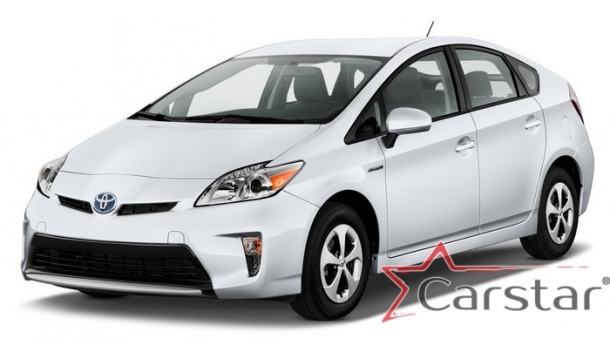 Двухслойные коврики EVA для Toyota Prius III (2009-2015) 