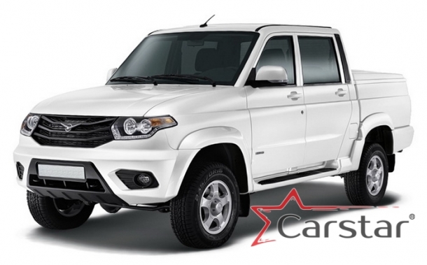 Текстильные коврики для УАЗ Pickup рестайл (2014->)