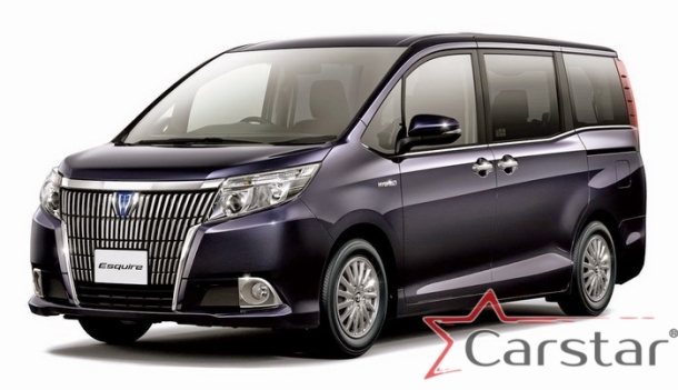 Двухслойные коврики EVA для Toyota Esquire I пр.руль (2014->)