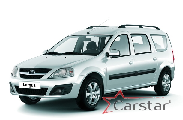 Двухслойные коврики EVA для Lada Largus I 3 ряда (2012-2021)