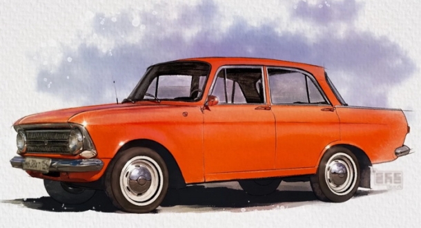 Автомобильные коврики EVA для Москвич 412 (1967-1998)