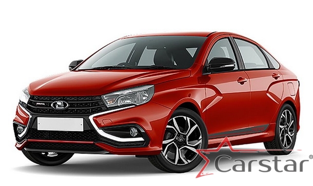 Автомобильные коврики EVA 3D для Lada Vesta (2015->)