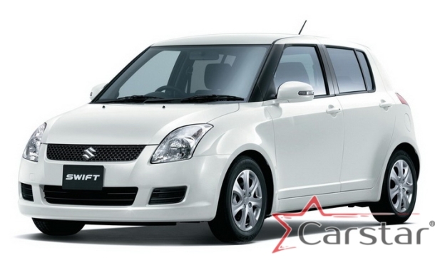 Автомобильные коврики EVA 3D для Suzuki Swift IV пр.руль (2004-2011)